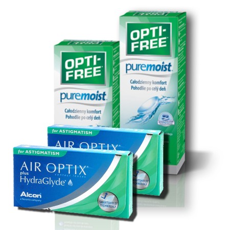  Pack Air Optix HydraGlyde Astig Pure Moist